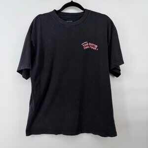 Zach Bryan Quittin Time Tour Merch T-Shirt Official Men's Size Medium Black 2024